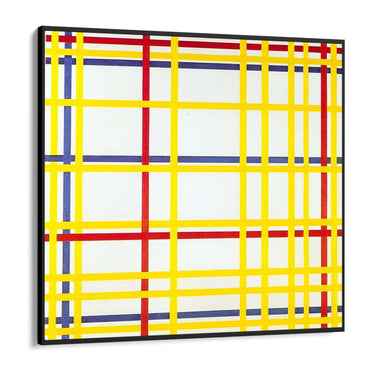 Quadro Stampa su Tela Città di New York, Piet Mondrian - CupidoDesign