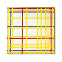 Quadro Stampa su Tela Città di New York, Piet Mondrian - CupidoDesign