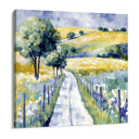 Quadro Stampa su Tela Collina di Girasoli - CupidoDesign