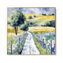 Quadro Stampa su Tela Collina di Girasoli - CupidoDesign