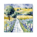 Quadro Stampa su Tela Collina di Girasoli - CupidoDesign
