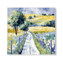 Quadro Stampa su Tela Collina di Girasoli - CupidoDesign