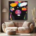 Quadro Stampa su Tela Colori Ribelli - CupidoDesign