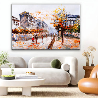 Quadro Stampa su Tela Colori di città - CupidoDesign