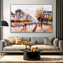 Quadro Stampa su Tela Colori di città - CupidoDesign