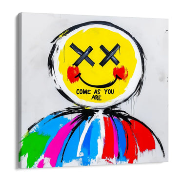 Quadro Stampa su Tela Come as you are - CupidoDesign