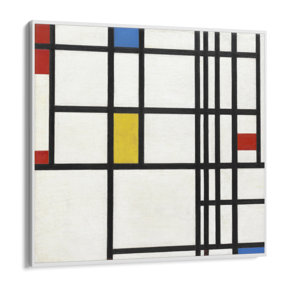 Quadro Stampa su Tela Composizione N. 12, Piet Mondrian - CupidoDesign