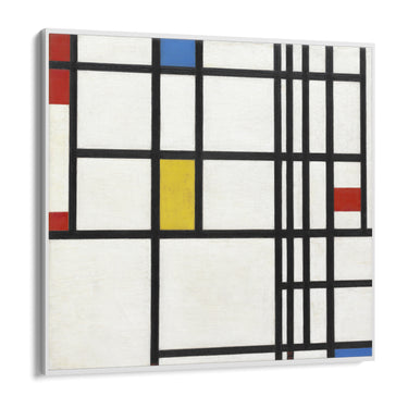 Quadro Stampa su Tela Composizione N. 12, Piet Mondrian - CupidoDesign