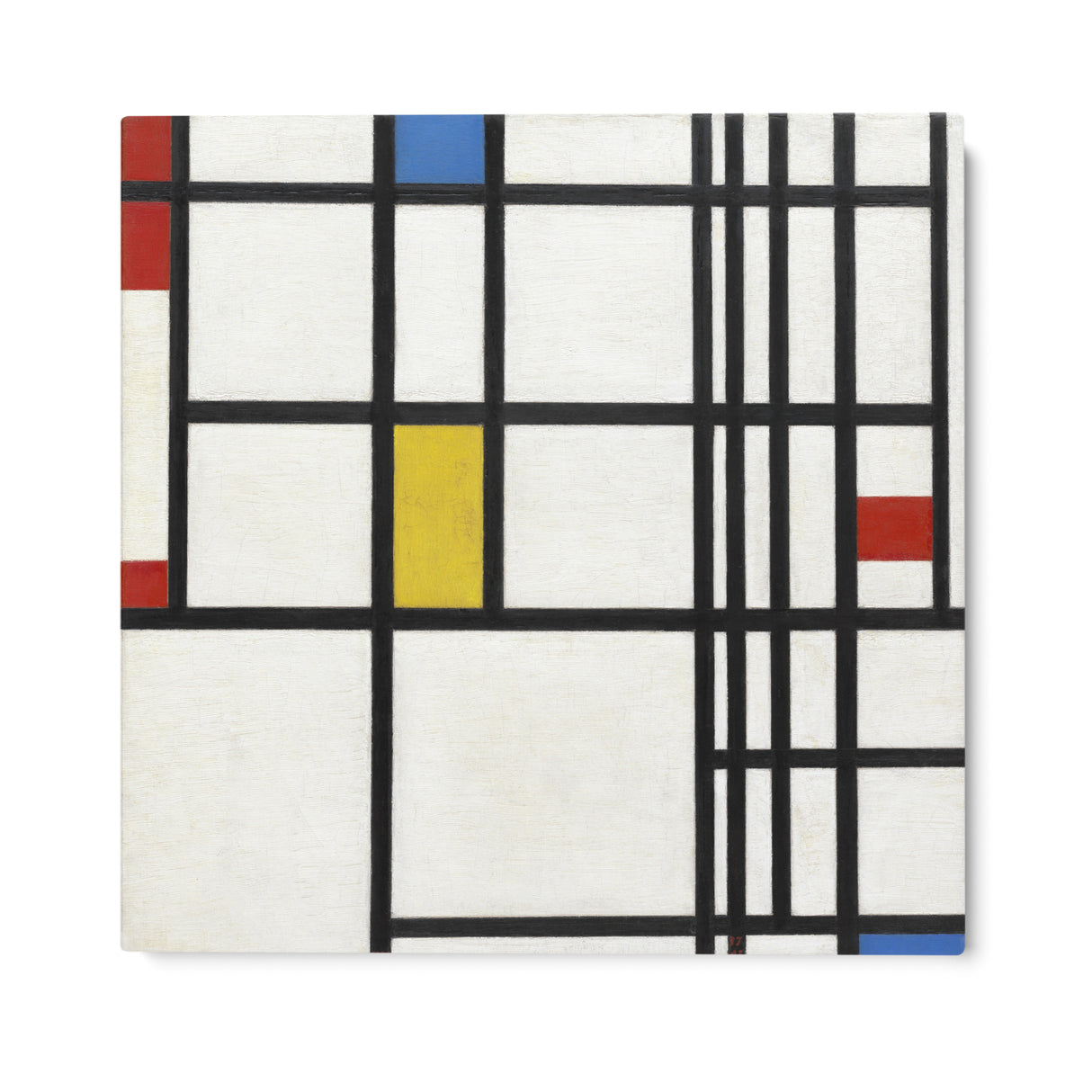 Quadro Stampa su Tela Composizione N. 12, Piet Mondrian - CupidoDesign