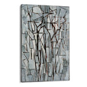 Quadro Stampa su Tela Composizione alberi II, Piet Mondrian - CupidoDesign