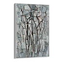 Quadro Stampa su Tela Composizione alberi II, Piet Mondrian - CupidoDesign