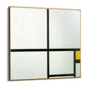 Quadro Stampa su Tela Composizione con Giallo, Piet Mondrian - CupidoDesign