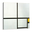 Quadro Stampa su Tela Composizione con Giallo, Piet Mondrian - CupidoDesign