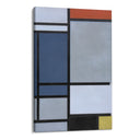 Quadro Stampa su Tela Composizione con rosso, blu, nero, giallo e grigio, Piet Mondrian - CupidoDesign