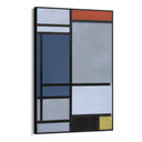 Quadro Stampa su Tela Composizione con rosso, blu, nero, giallo e grigio, Piet Mondrian - CupidoDesign