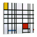 Quadro Stampa su Tela Composizione con rosso, giallo e blu, Piet Mondrian - CupidoDesign