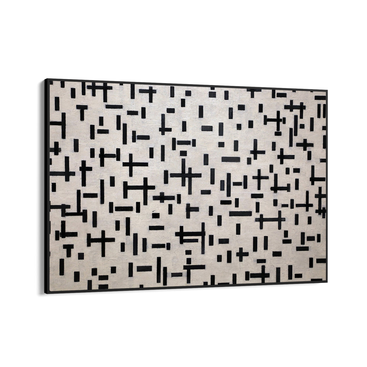 Quadro Stampa su Tela Composizione in Linea, Piet Mondrian - CupidoDesign