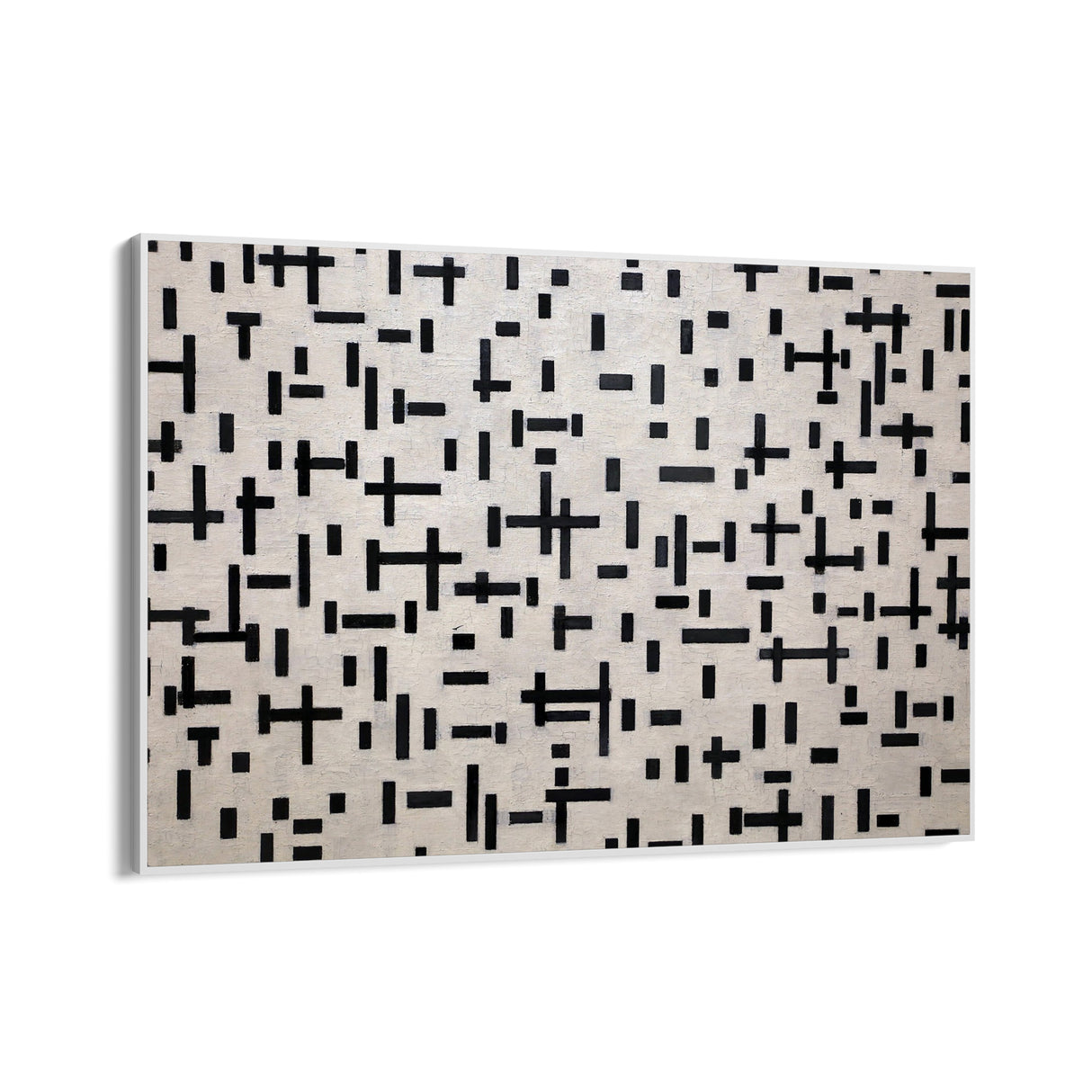 Quadro Stampa su Tela Composizione in Linea, Piet Mondrian - CupidoDesign