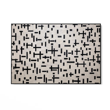Quadro Stampa su Tela Composizione in Linea, Piet Mondrian - CupidoDesign
