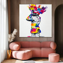 Quadro Stampa su Tela Confusione Generale - CupidoDesign