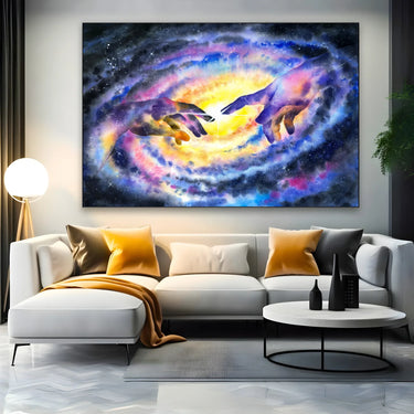 Quadro Stampa su Tela Connessione Divina - CupidoDesign