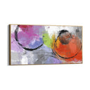 Quadro Stampa su Tela Contrasto Circolare - CupidoDesign