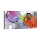 Quadro Stampa su Tela Contrasto Circolare - CupidoDesign