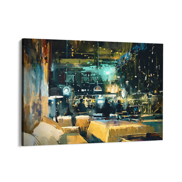 Quadro Stampa su Tela Conversazioni sfumate - CupidoDesign