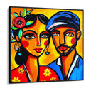 Quadro Stampa su Tela Coppia Solare - CupidoDesign