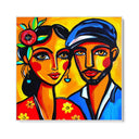 Quadro Stampa su Tela Coppia Solare - CupidoDesign