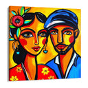 Quadro Stampa su Tela Coppia Solare - CupidoDesign