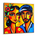 Quadro Stampa su Tela Coppia Solare - CupidoDesign