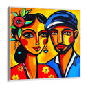 Quadro Stampa su Tela Coppia Solare - CupidoDesign