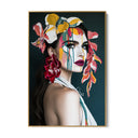 Quadro Stampa su Tela Corona di Petali - CupidoDesign