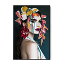 Quadro Stampa su Tela Corona di Petali - CupidoDesign