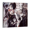 Quadro Stampa su Tela Corpi in Vibrazione - CupidoDesign