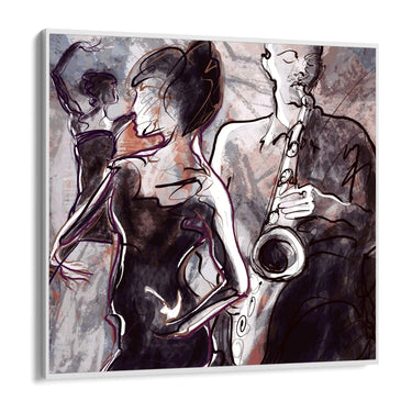 Quadro Stampa su Tela Corpi in Vibrazione - CupidoDesign