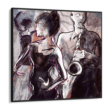 Quadro Stampa su Tela Corpi in Vibrazione - CupidoDesign