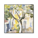Quadro Stampa su Tela Cortile Fiorito - CupidoDesign