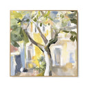 Quadro Stampa su Tela Cortile Fiorito - CupidoDesign