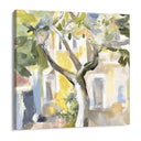 Quadro Stampa su Tela Cortile Fiorito - CupidoDesign
