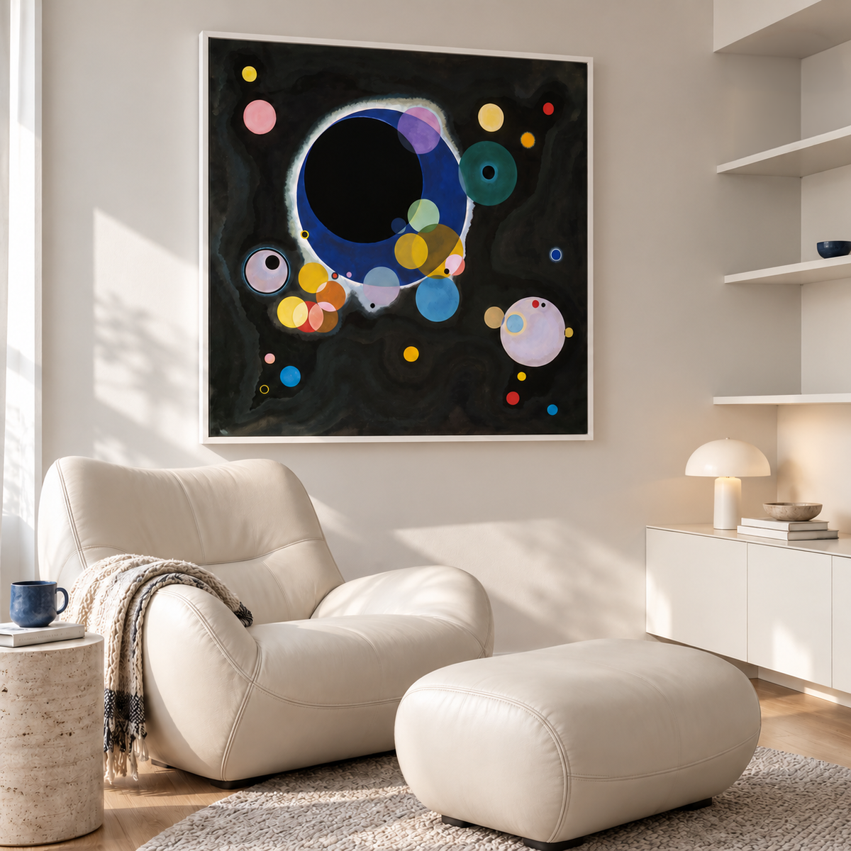 Various Circles, Wassily Kandinsky