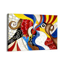 Quadro Stampa su Tela Danza cromatica - CupidoDesign