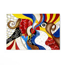 Quadro Stampa su Tela Danza cromatica - CupidoDesign
