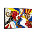 Quadro Stampa su Tela Danza cromatica - CupidoDesign