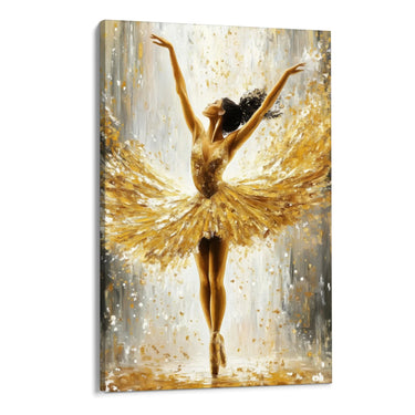 Quadro Stampa su Tela Danza Dorata - CupidoDesign
