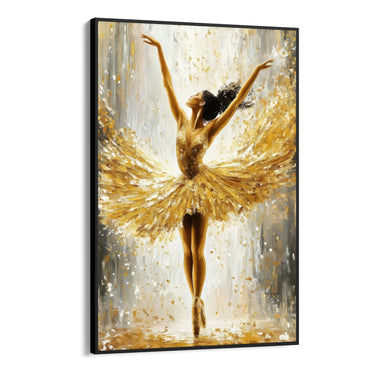 Quadro Stampa su Tela Danza Dorata - CupidoDesign