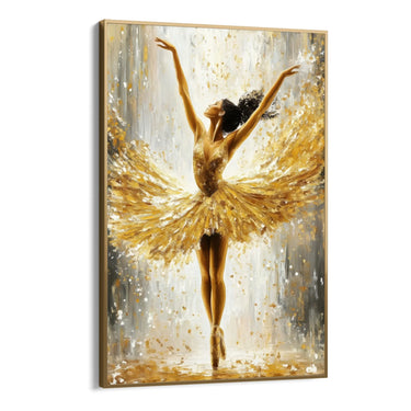 Quadro Stampa su Tela Danza Dorata - CupidoDesign