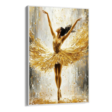 Quadro Stampa su Tela Danza Dorata - CupidoDesign