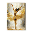 Quadro Stampa su Tela Danza Dorata - CupidoDesign
